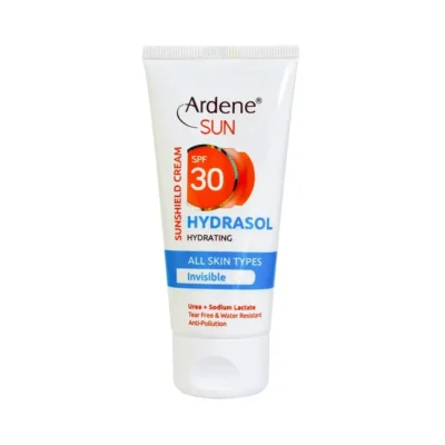 کرم ضد آفتاب آردن - نمای جلو - چیدمان صفحه و نشانگرها