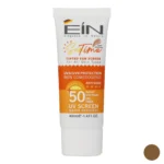 کرم ضد آفتاب رنگی - نمای جلو - چیدمان صفحه و نشانگرها