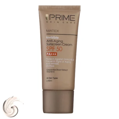 کرم ضدآفتاب SPF50 - نمای جلو - چیدمان صفحه و نشانگرها