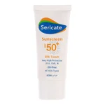 کرم ضد آفتاب SPF50 - نمای جلو - چیدمان صفحه و نشانگرها
