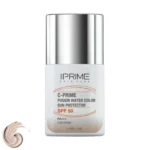 ضد آفتاب رنگی SPF 50 - نمای جلو - چیدمان صفحه و نشانگرها