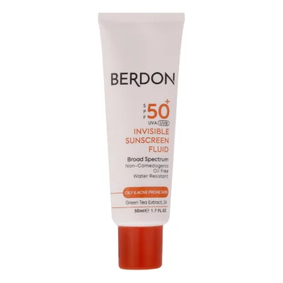 کرم ضدآفتاب SPF50 - نمای جلو - چیدمان صفحه و نشانگرها