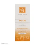 نمای کناری کرم ضدآفتاب بی رنگ مای SPF۳۰ مدل Intense Protection، مناسب پوست های مختلط و چرب، حجم ۵۰ میلی گرم اصل عمق قاب و پرو
