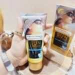 نمای جزئیات کرم ضدآفتاب بدون رنگ وکالی SPF۹۰ مدل ۰۱ مناسب برای انواع پوست ها، حجم ۱۳۰ میلی لیتر اصل حرکت و نصب پشتی