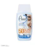 نمای کناری کرم ضدآفتاب بی رنگ پیکسل SPF۵۰ مدل Oily Acne-Prone Skin، مناسب پوست های چرب، حجم ۵۰ میلی لیتر اصل عمق قاب و پروفای