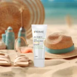 نمای جزئیات کرم ضدآفتاب رنگی پرایم مدل Acnex SPF۶۰، مناسب پوست های چرب، حجم ۴۰ میلی لیتر اصل حرکت و نصب پشتی