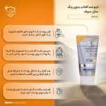 نمای در اتاق کرم ضدآفتاب آقایان سان سیف SPF۴۰ اصل سبک دیواری و مرجع اندازه