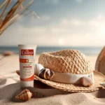نمای در اتاق کرم ضد آفتاب رنگی الارو مدل SPF۵۰ محافظ UVA ،UVB، چروک، مناسب انواع پوست تحت لیسانس حجم ۵۰ میلی لیتر اصل سبک دیو