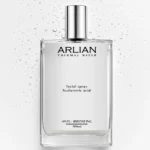 نمای کناری اسپری آبرسان صورت و بدن آرلیان مدل Hyaluronic Acid مناسب برای پوست های مختلف حجم 100 میلی لیتر پروفایل و ساختار