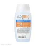 نمای جزئیات کرم ضدآفتاب بی رنگ پیکسل SPF۵۰ مدل Oily Acne-Prone Skin، مناسب پوست های چرب، حجم ۵۰ میلی لیتر اصل حرکت و نصب پشتی