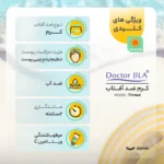 نمای در اتاق کرم ضدآفتاب دکتر ژیلا مدل Tinted با SPF۶۳، حجم ۵۰میلی لیتر اصل سبک دیواری و مرجع اندازه