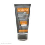 نمای جلو کرم ضدآفتاب بی رنگ آردن SPF۵۰ مدل Total Sun Block مناسب انواع پوست وزن ۵۰ گرم اصل چیدمان صفحه و نشانگرها