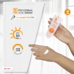 نمای جلو کرم ضدآفتاب پرودرما مدل SUNVEST با SPF 50، حجم 40 میلی لیتر چیدمان صفحه و نشانگرها