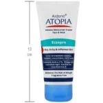 نمای کناری کرم مرطوب کننده آردن آتوپیا مدل ECZOPRO حجم ۵۰ میلی لیتر پروفایل و ساختار