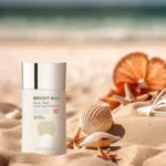 نمای جلو فلوئید ضدآفتاب بی رنگ برایت مکس SPF۵۰ مدل هیدرابرایت مناسب انواع پوست، حجم ۵۰ میلی لیتر اصل چیدمان صفحه و نشانگرها