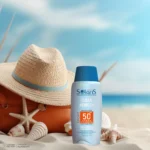 نمای جلو ژل ضدآفتاب بی رنگ آردن سولاریس SPF۵۰ مدل Clear Newgen، مناسب پوست های چرب، حجم ۱۰۰ میلی لیتر اصل چیدمان صفحه و نشانگ