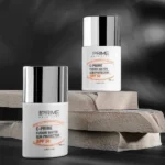 نمای جلو فلوئید ضدآفتاب بی رنگ پرایم SPF۵۰ مدل C-Prime Fusion Water مناسب انواع پوست، حجم ۴۰ میلی لیتر اصل چیدمان صفحه و نشان