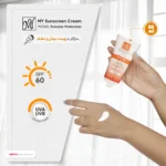 نمای جزئیات کرم ضدآفتاب بی رنگ مای SPF۳۰ مدل Intense Protection، مناسب پوست های مختلط و چرب، حجم ۵۰ میلی گرم اصل حرکت و نصب پ