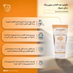 نمای جلو کرم ضدآفتاب سان سیف مدل سنسی فلوئید +SPF۵۰، حجم ۵۰ میلی لیتر اصل چیدمان صفحه و نشانگرها