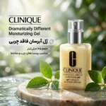 نمای بسته بندی ژل آبرسان کلینیک مدل Oil-Free حجم 125 میلی لیتر برچسب و بسته بندی