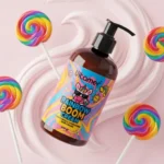 نمای کناری کرم مرطوب کننده و آبرسان بدن ویتامر مدل Rainbow Boom مناسب برای انواع پوست حجم ۲۵۰ میلی لیتر عمق قاب و پروفایل