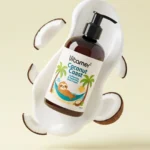 نمای کناری کرم مرطوب کننده و آبرسان بدن ویتامر مدل Coconut Coast مناسب برای انواع پوست حجم ۲۵۰ میلی لیتر عمق قاب و پروفایل