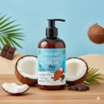 نمای کناری کرم مرطوب کننده و آبرسان بدن ویتامر مدل Coconut Dream مناسب برای انواع پوست حجم ۲۵۰ میلی لیتر اصل عمق قاب و پروفای