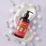 نمای کناری کرم مرطوب کننده و آبرسان بدن ویتامر مدل Marshmallow Party برای انواع پوست حجم 250 میلی لیتر عمق قاب و پروفایل
