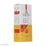 نمای کناری کرم ضد آفتاب رنگی مدیلن SPF 60 مدل Light Beige مناسب پوست های چرب و معمولی حجم 50 میلی لیتر عمق قاب و پروفایل