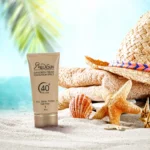 نمای کناری کرم ضد آفتاب رنگی مدیسان، SPF ۴۰، مدل No۱، مناسب انواع پوست با تنالیته متوسط و حجم ۳۰ میلی لیتر، محافظت کننده در ب