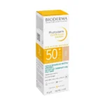 نمای کناری کرم ضد آفتاب رنگی بایودرما SPF 50 مدل Cover Touch مناسب پوست های چرب و مختلط حجم ۴۰ میلی لیتر عمق قاب و پروفایل