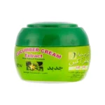 نمای بسته بندی کرم نرم کننده عطرآگین مدل خیار حجم 150 میلی لیتر مجموعه ۶ عددی برچسب و بسته بندی