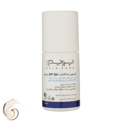 نمای کناری لوسیون ضدآفتاب پرایم مدل Spoert Invisible Roll-On، حجم 50 میلی لیتر عمق قاب و پروفایل