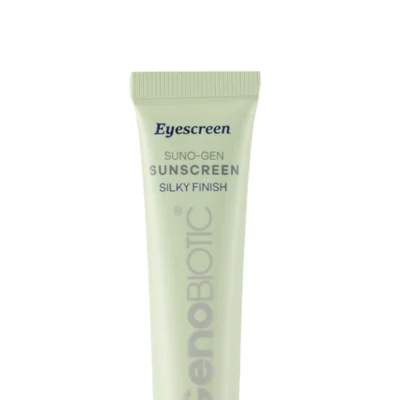 نمای کناری کرم ضد آفتاب رنگی دور چشم ژنوبایوتیک SPF 30 مدل SUNO-GEN مناسب برای انواع پوست حجم 20 میلی لیتر عمق قاب و پروفایل