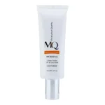 نمای کناری کرم ضدآفتاب رنگی ام کیو SPF۵۰ مدل LIGHT BEIGE، مناسب پوست های چرب، حجم ۵۵ میلی لیتر اصل عمق قاب و پروفایل