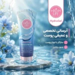 نمای بسته بندی ژل آبرسان هایلایف مدل هیدروژل با حجم 200 میلی لیتر برچسب و بسته بندی