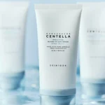 نمای کناری کرم ضد آفتاب بدون رنگ اسکین 1004 مدل ماداگاسکار SPF 50 حجم 50 میلی لیتر عمق قاب و پروفایل