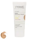 نمای کناری کرم ضدآفتاب رنگی پرایم مدل Acnex Beige SPF۶۰، مناسب پوست های چرب، حجم ۴۰ میلی لیتر اصل عمق قاب و پروفایل