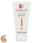 نمای کناری کرم ضدآفتاب رنگی سیسپرسا SPF۵۰ مدل power bright NT مناسب انواع پوست، حجم ۵۰ میلی لیتر اصل عمق قاب و پروفایل