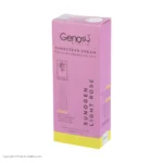 نمای کناری کرم ضد آفتاب ژنوبایوتیک مدل 2 Light Rose حجم 50 میلی لیتر عمق قاب و پروفایل