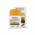 نمای کناری فلوئید ضد آفتاب رنگی بایوریچ SPF 50 مدل BROAD SPECTRUM مناسب پوست چرب و مختلط حجم 50 میلی لیتر عمق قاب و پروفایل