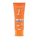 نمای کناری کرم ضد آفتاب بدون رنگ اویدرم SPF 50 مدل 959 مناسب پوست های خشک حجم 40 میلی لیتر عمق قاب و پروفایل