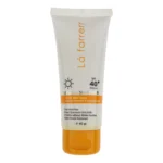 نمای کناری کرم ضد آفتاب لافارر SPF 40 مدل مینرال بدون رنگ مناسب پوست های حساس حجم 40 میلی لیتر عمق قاب و پروفایل