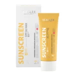 نمای کناری کرم ضد آفتاب بدون رنگ سی گل SPF 100 مدل Pro مناسب پوست ها حجم 50 میلی لیتر عمق قاب و پروفایل