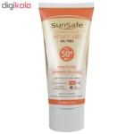 نمای کناری کرم ضدآفتاب سان سیف مدل Supreme Invisible حجم ۵۰ میلی لیتر عمق قاب و پروفایل