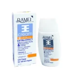 نمای کناری کرم ضد آفتاب رنگی رامل کر SPF ۵۰ مدل Extra Expert ۰۲ محافظ UVA ،UVB و PA+++، حساسیت، چروک پیری، مناسب انواع پوست ح