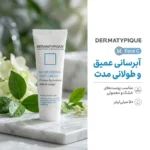 نمای بسته بندی کرم مرطوب کننده درماتیپیک مدل M Face C حجم ۵۰ میلی لیتر برچسب و بسته بندی