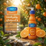 نمای بسته بندی کرم مرطوب کننده مدل light کامان حجم 200 میلی لیتر برچسب و بسته بندی
