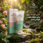 نمای بسته بندی کرم مرطوب کننده مدیلن مدل اوره ۵ درصد حجم ۵۰ میلی لیتر برچسب و بسته بندی