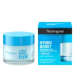 نمای جزئیات ژل آبرسان نوتروژینا مدل hydro boost aqua gel حجم ۵۰ میلی لیتر پرداخت و جزئیات مواد